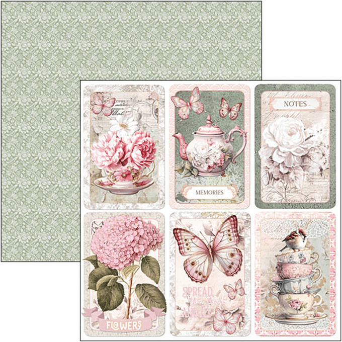 Ciao Bella, collection Timeless moments - 20x20cm - 12 feuilles - 190gsm 