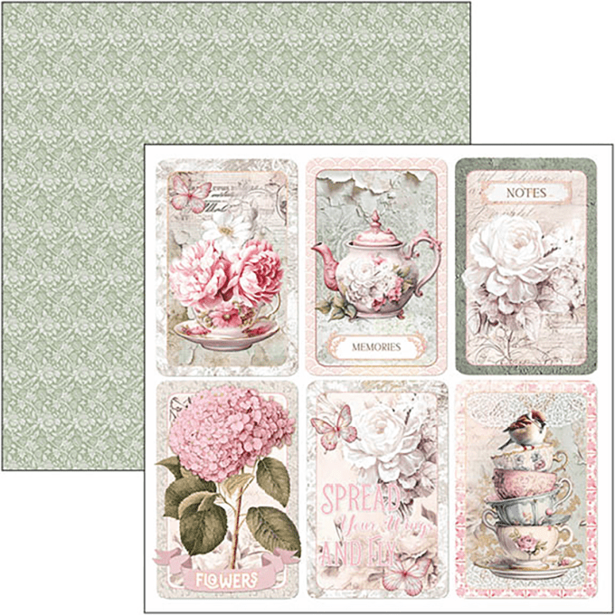 Ciao Bella, collection Timeless moments -  30x30cm - 12 feuilles - 190gsm