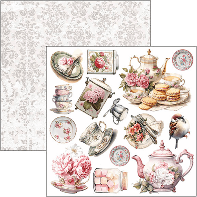 Ciao Bella, collection Timeless moments, Format 15x15cm, 24 feuilles, 190gsm (éléments à découper) 