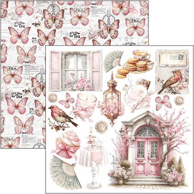 Ciao Bella, collection Timeless moments, Format 15x15cm, 24 feuilles, 190gsm (éléments à découper) 