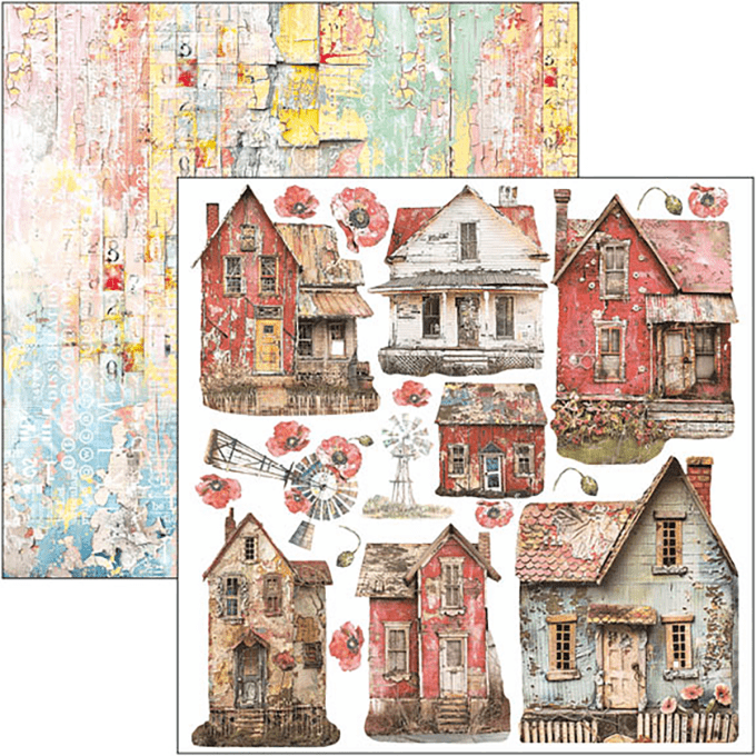 Ciao Bella, collection Majestic dream, Format 15x15cm, 24 feuilles, 190gsm (éléments à découper) 