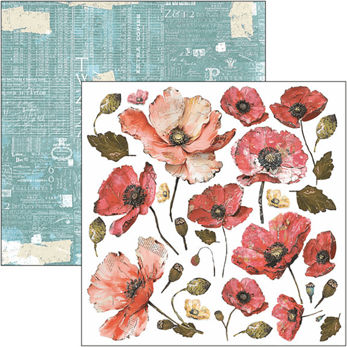 Ciao Bella, collection Majestic dream, Format 15x15cm, 24 feuilles, 190gsm (éléments à découper) 