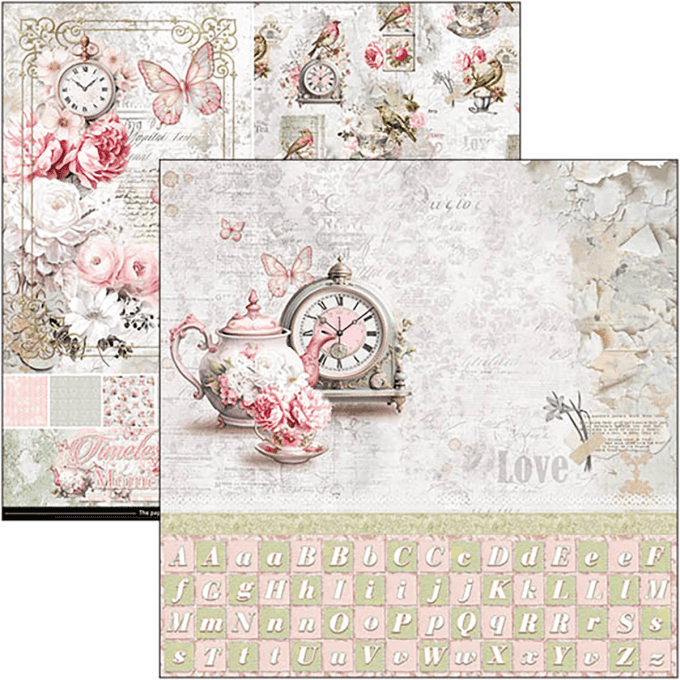 Ciao Bella, collection Timeless moments, Patterns - 30x30cm - 8 feuilles - 190gsm