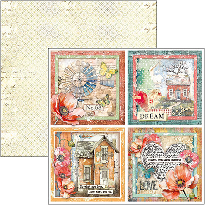 Ciao Bella, collection Majestic dream, Patterns - 30x30cm - 8 feuilles - 190gsm