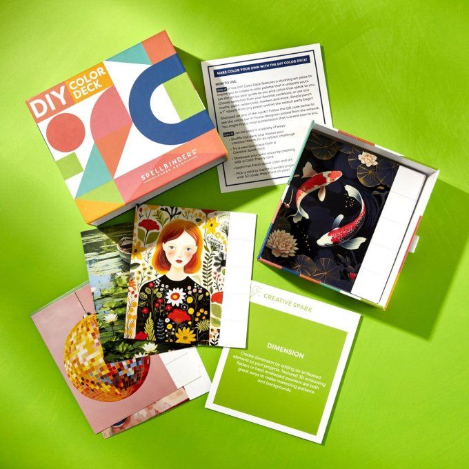 Spellbinders - DIY color deck system - 52 cartes 
