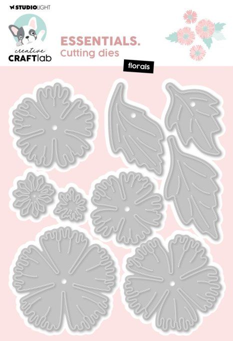 9 Dies/matrices de découpe, StudioLight, Craftlab - Florals