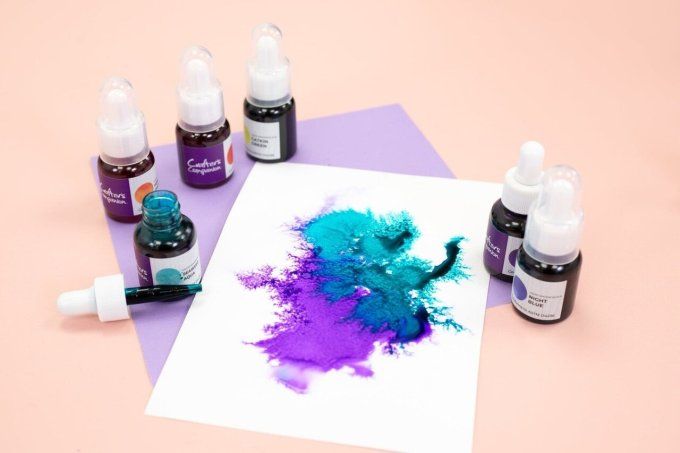 Crafter's companion - Aquarelle liquide - 6 flacons, colour inspirations