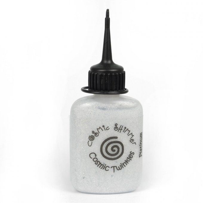 Cosmic Shimmer, Cosmic Twinkles, couleur : Platinum, 30ml