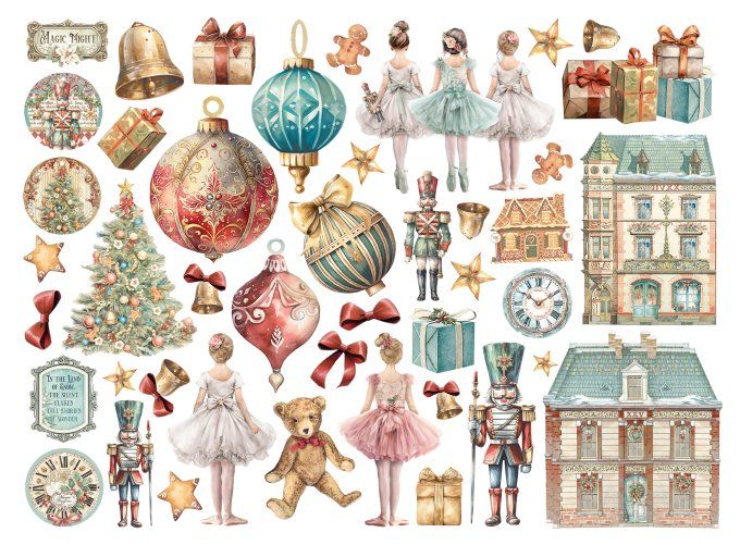 Die-cuts, collection : The nutcracker - Stamperia