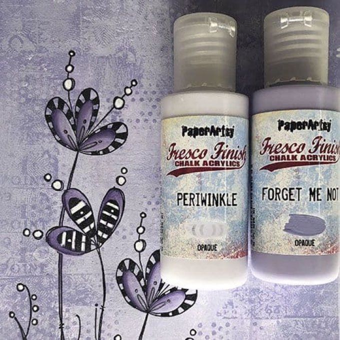 PaperArtsy - Fresco Finish, couleur : Periwinkle, opaque - 50ml