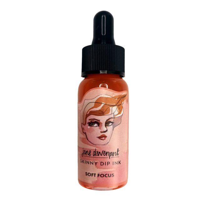 Jane Davenport, flacon, encre/aquarelle - 30ml - couleur Soft Focus