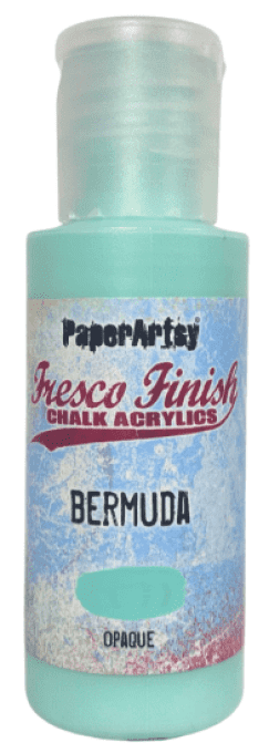 PaperArtsy - Fresco Finish, couleur : Bermuda, opaque - 50ml