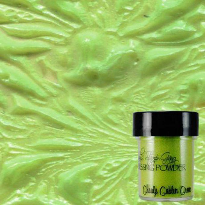 Poudre à embosser, couleur Ghouly goblin green