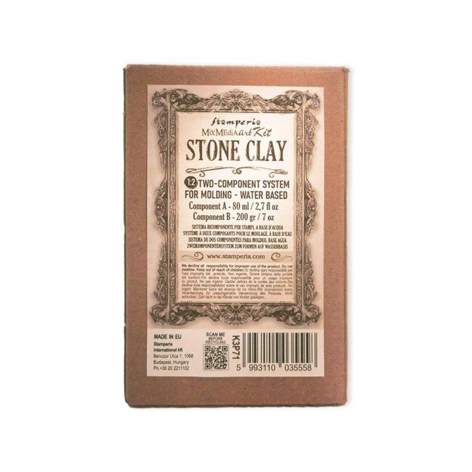 Stone clay, Stamperia, (80ml + 200g)