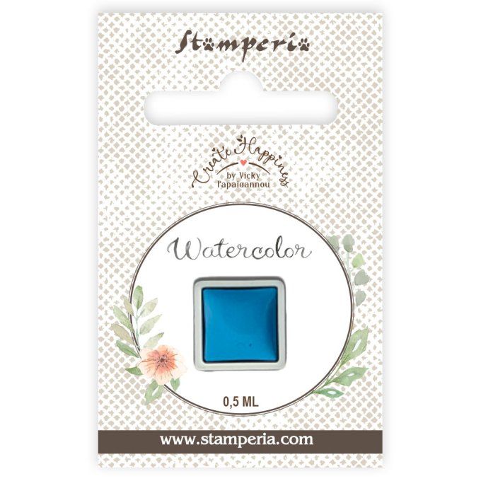 Stamperia - Aquarelle - 0.5ml - recharge - Bleu céruléen