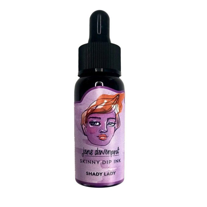 Jane Davenport, flacon, encre/aquarelle - 30ml - couleur Shady lady