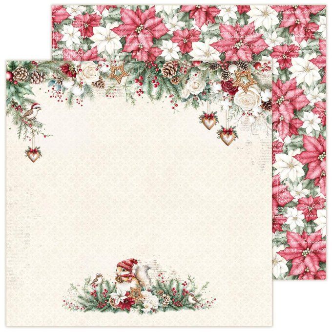 LemonCraft - Bloc de 6 feuilles, 30x30cm - Christmas magic - 250g 