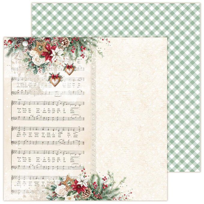 LemonCraft - Bloc de 6 feuilles, 30x30cm - Christmas magic - 250g 