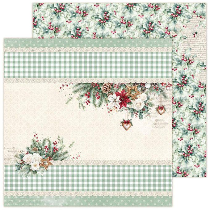 LemonCraft - Bloc de 6 feuilles, 30x30cm - Christmas magic - 250g 