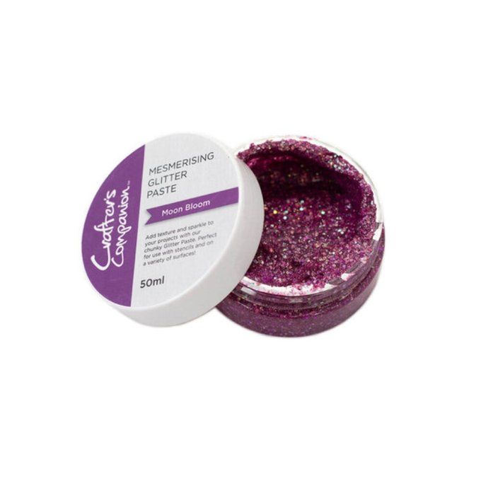 Glitter paste, Crafter's companion, couleur : Moon bloom - 50ml