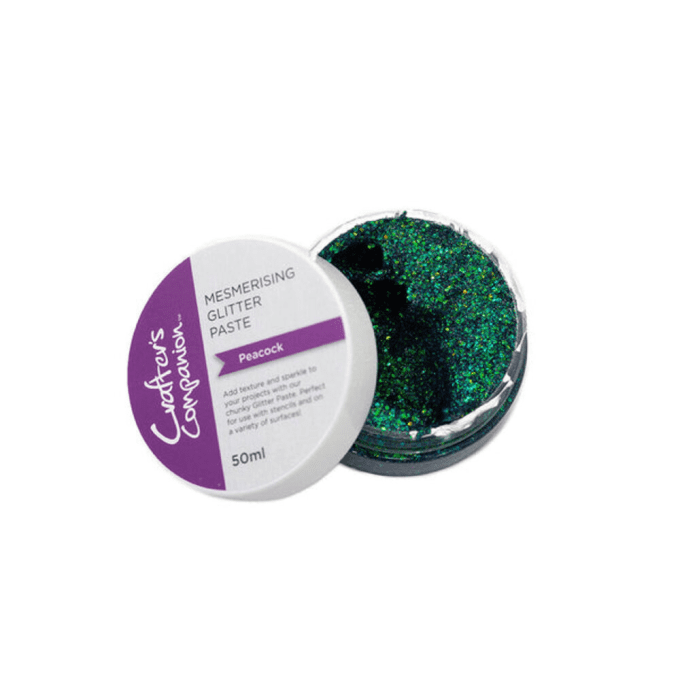 Glitter paste, Crafter's companion, couleur : Peacock - 50ml