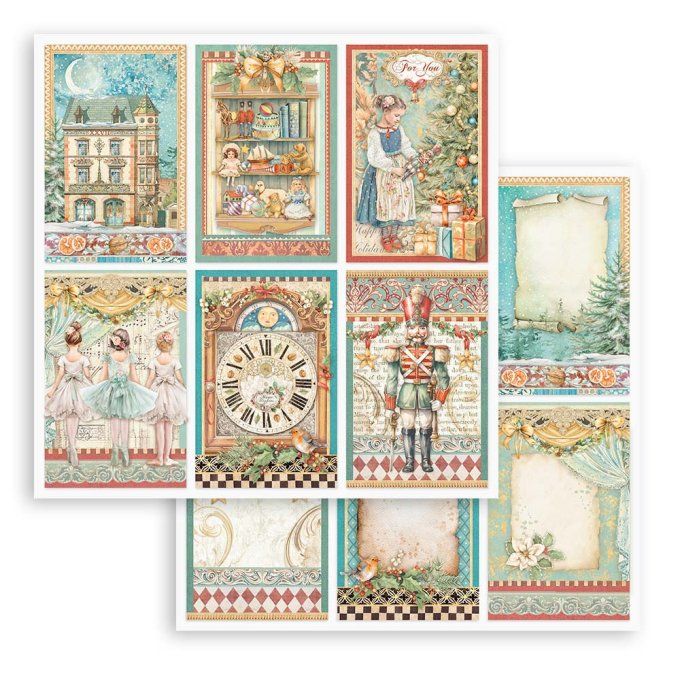 Papier scrapbooking, 30.5x30.5cm, The Nutcracker, Stamperia