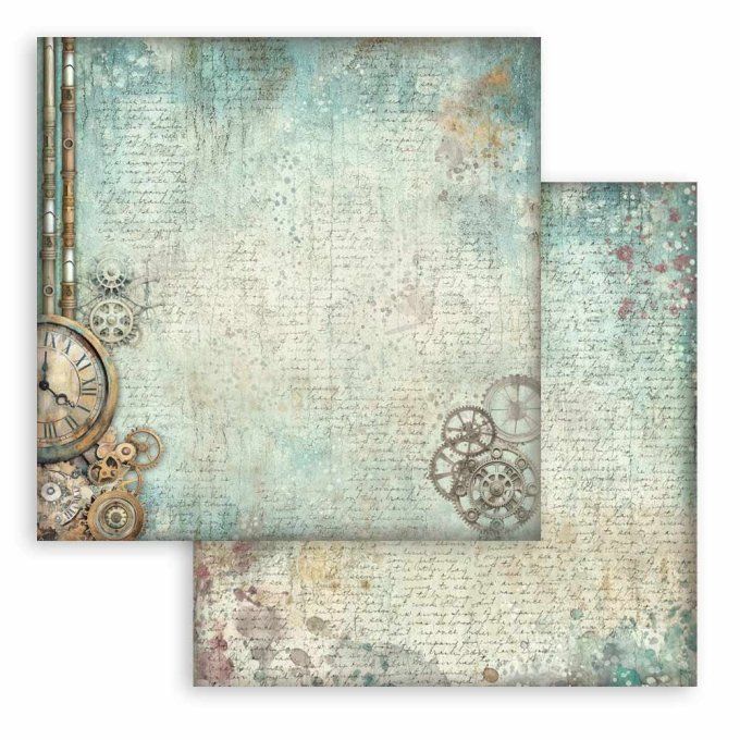 Papier scrapbooking, 30.5x30.5cm, Master of magic  - Stamperia - 10 feuilles - Background