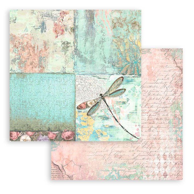 Papier scrapbooking, 20x20cm, Wonderland  - Stamperia