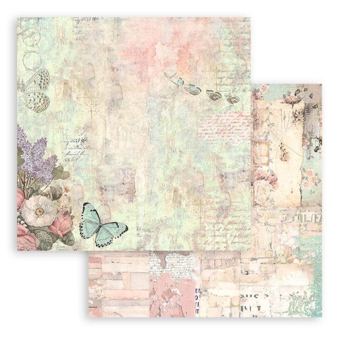 Papier scrapbooking, 20x20cm, Wonderland  - Stamperia