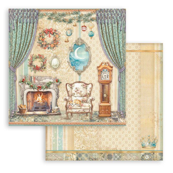 Papier scrapbooking, 20x20cm, The Nutcracker