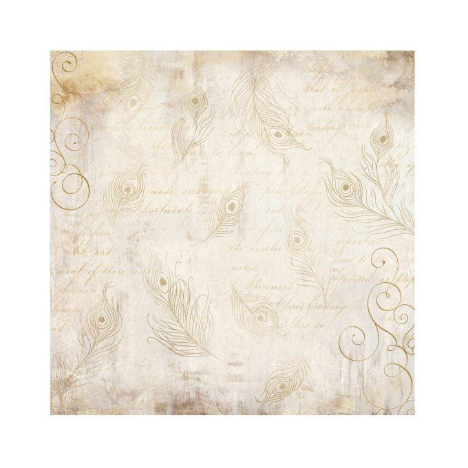 4 tissus polyester, collection : Masquerade - Stamperia - dimension : 30x30cm 