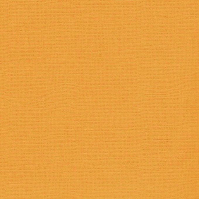 Cardstock Couleur : Sunny orange, 216g, 25 feuilles-30x30cm (texturé)-Scrapberry's 