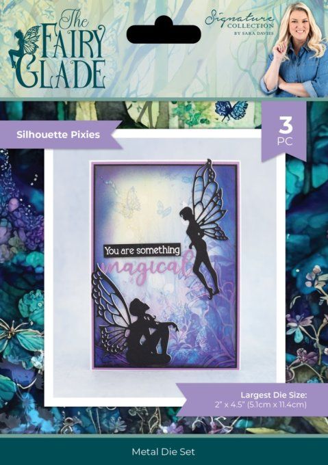 3 Dies - Crafter's companion - Fairy glade, silhouette pixies