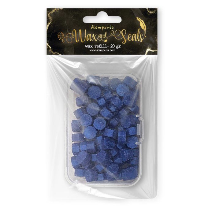 20g de cire, Stamperia - Couleur : Bluette