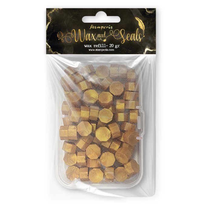 20g de cire, Stamperia - Couleur : Light gold