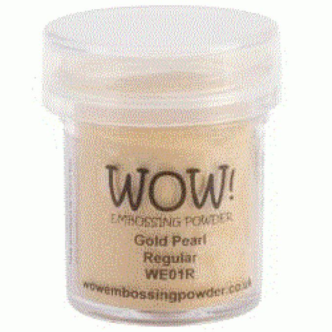 Poudre à embosser, WOW - Gold pearl - 15ml